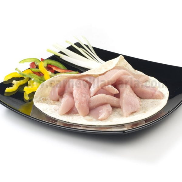 Bandeja de 500gr de Fajitas de pollo