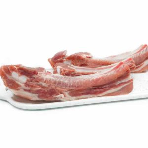 Costilla fileteada barbacoa, plancha, etc