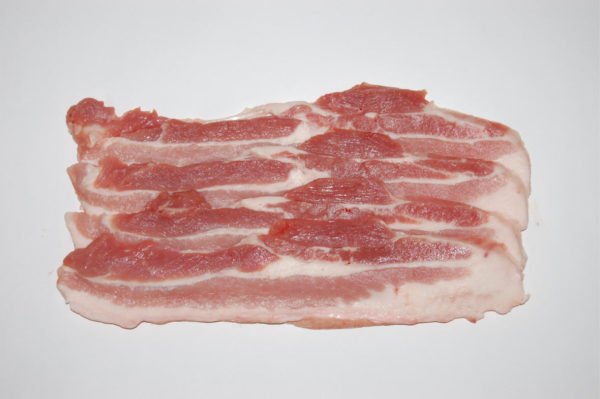 Panceta de cerdo fileteada, barbacoa, plancha, etc